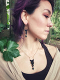 Ancestral Love Earrings with Seraphinite
