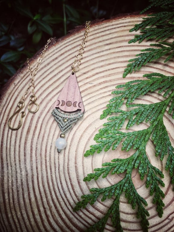 Cedar Moon Mini Necklace