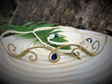 Elven Preistess Circlet ~ Lapis Lazuli ~ Whimsical Bridal Wear ~ Festival Attire
