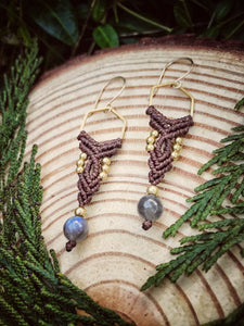 Ancestral Love Earrings with Labradorite