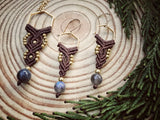 Ancestral Love Necklace and Earrings Set with Labradorite
